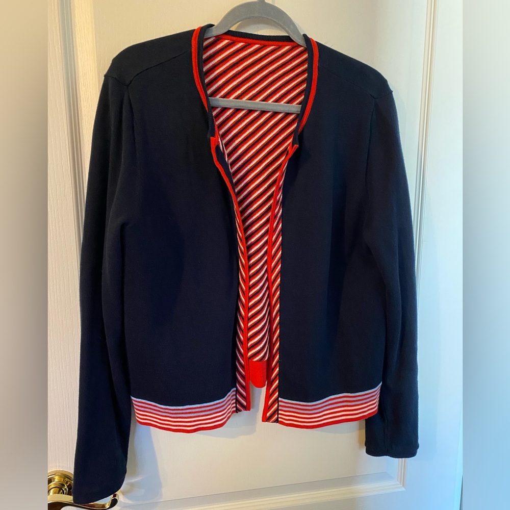 Cabi Reversible Cardigan-size M - Picture 3 of 7